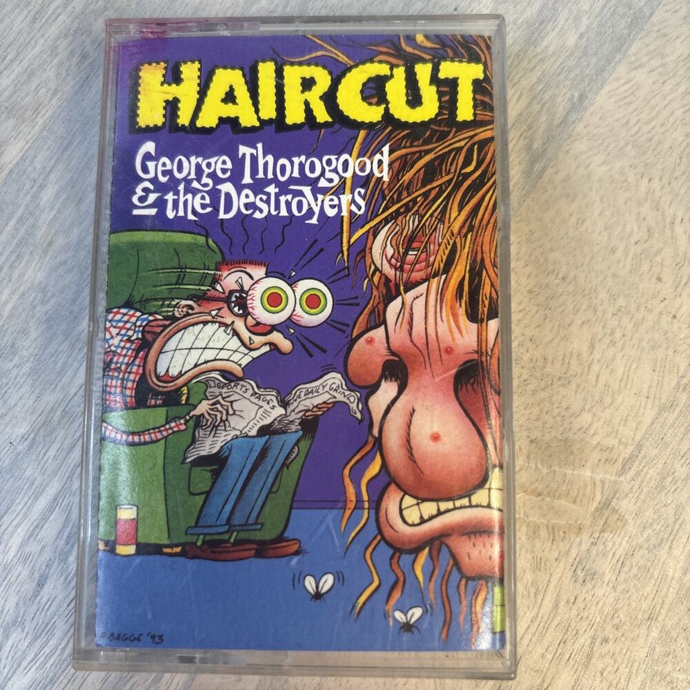 George Thorogood & The Destroyers Haircut Cassette Tape 1993 EMI Blues Rock